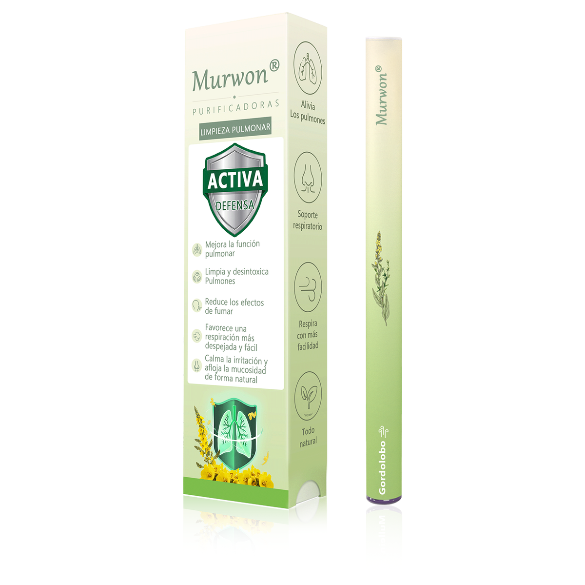 𝐓𝐢𝐞𝐧𝐝𝐚 𝐨𝐟𝐢𝐜𝐢𝐚𝐥 ✅𝐌𝐮𝐫𝑤𝗈𝒏® Difusor Botánico de Mullein para Limpieza de Pulmones (🫁 Tos, faringitis, dificultad para respirar, flema, congestión nasal, bronquitis, síntomas alérgicos, malestar pulmonar)1❤️