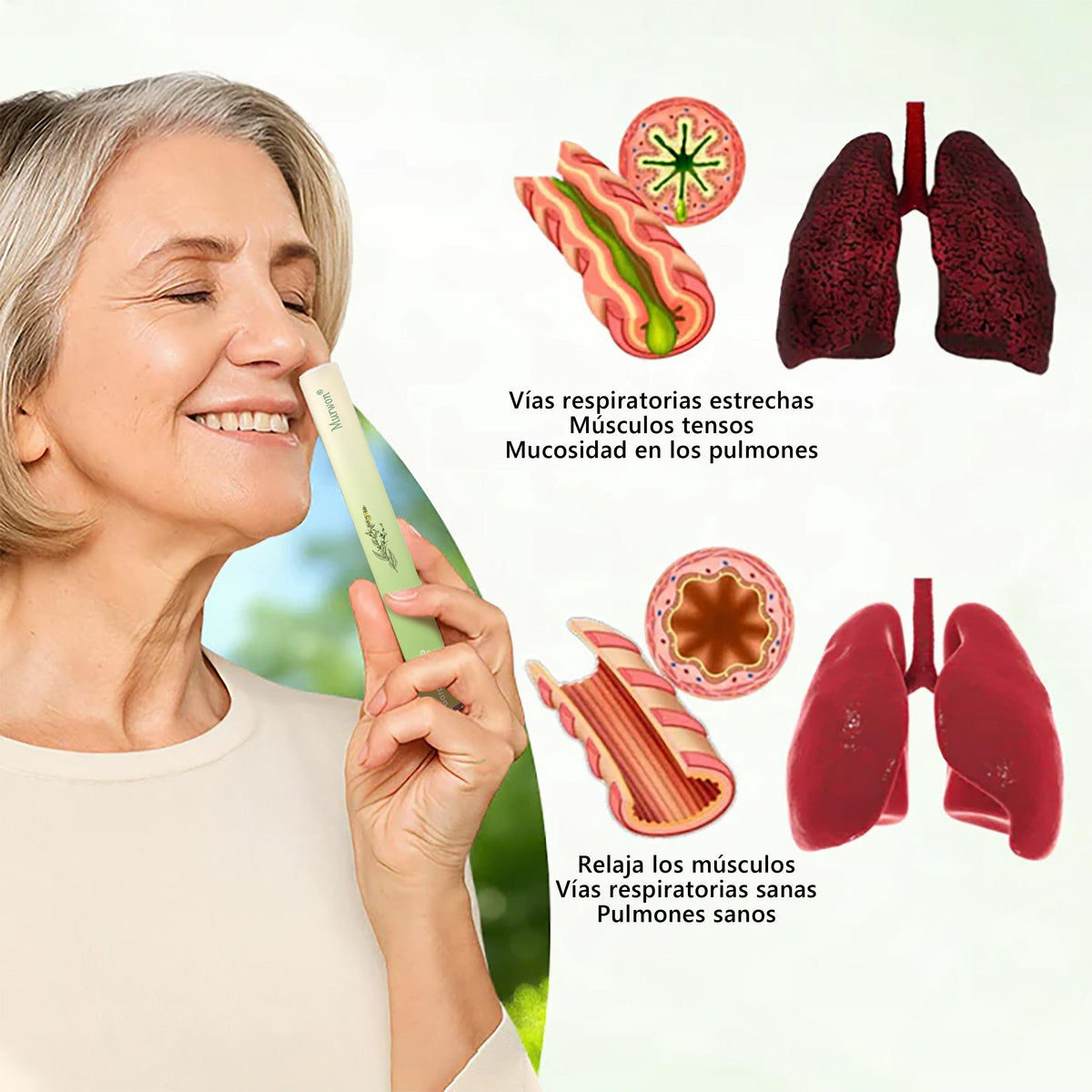 𝐓𝐢𝐞𝐧𝐝𝐚 𝐨𝐟𝐢𝐜𝐢𝐚𝐥 ✨𝐌𝐮𝐫𝑤𝗈𝒏® Difusor Botánico de Mullein para Limpieza de Pulmones (🫁 Tos, faringitis, dificultad para respirar, flema, congestión nasal, bronquitis, síntomas alérgicos, malestar pulmonar)3🎁
