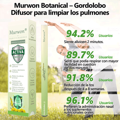 𝐓𝐢𝐞𝐧𝐝𝐚 𝐨𝐟𝐢𝐜𝐢𝐚𝐥 ✅𝐌𝐮𝐫𝑤𝗈𝒏® Difusor Botánico de Mullein para Limpieza de Pulmones (🫁 Tos, faringitis, dificultad para respirar, flema, congestión nasal, bronquitis, síntomas alérgicos, malestar pulmonar)1❤️