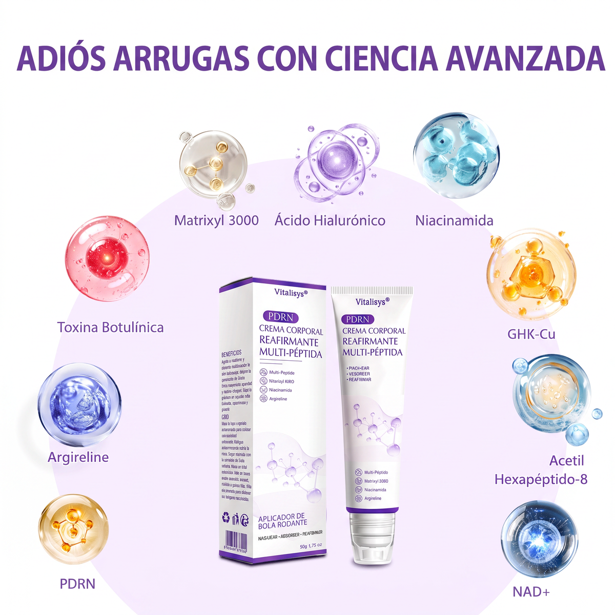𝑹𝒆𝒄𝒐𝒎𝒆𝒏𝒅𝒂𝒅𝒐 𝙥𝙤𝙧 𝗱𝗲𝗿𝐦𝐚𝐭ó𝐥𝐨𝐠𝐨𝐬👩‍⚕️ | 🦩𝙑𝙞𝙩𝙖𝒍𝒊𝒔𝒚𝐬®𝘊𝘳𝘦𝘮𝘢 𝘔𝘢𝘴𝘢𝘫𝘦𝘢𝘥𝘰𝘳𝘢 𝘊𝘰𝘳𝘱𝘰𝘳𝘢𝘭 𝘦𝘯 𝘙𝘰𝘭𝘭-𝘖𝘯 𝘤𝘰𝘯 𝘗𝘋𝘙𝘕 𝘺 𝘔𝘶𝘭𝘵𝘪𝘱é𝘱𝘵𝘪𝘥𝘰𝘴 - 𝘈𝘯𝘵𝘪𝘦𝘯𝘷𝘦𝘫𝘦𝘤𝘪𝘮𝘪𝘦𝘯𝘵𝘰, 𝘙𝘦𝘢𝘧𝘪𝘳𝘮𝘢𝘯𝘵𝘦 𝘺 𝘌𝘧𝘦𝘤𝘵𝘰 𝘓𝘪𝘧𝘵𝘪𝘯𝘨, 𝑈𝑛𝑖𝑓𝑖𝑐𝑎 𝑒𝑙 𝑇𝑜𝑛𝑜, 𝑇𝑟𝑎𝑡𝑎𝑚𝑖𝑒𝑛𝑡𝑜 𝑝𝑎𝑟𝑎 𝐴𝑐𝑛é 𝑦 𝑀𝑎𝑛𝑐ℎ𝑎𝑠 𝑂𝑠𝑐𝑢𝑟𝑎𝑠, 𝐸𝑙𝑖𝑚𝑖𝑛𝑎𝑐𝑖ó𝑛 𝑑𝑒 𝑉𝑒𝑟𝑟𝑢𝑔𝑎𝑠 𝑦 𝐿𝑢𝑛𝑎𝑟𝑒𝑠.🐣