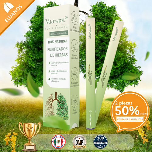 𝐓𝐢𝐞𝐧𝐝𝐚 𝐨𝐟𝐢𝐜𝐢𝐚𝐥 ✨𝐌𝐮𝐫𝑤𝗈𝒏® Difusor Botánico de Mullein para Limpieza de Pulmones (🫁 Tos, faringitis, dificultad para respirar, flema, congestión nasal, bronquitis, síntomas alérgicos, malestar pulmonar)8