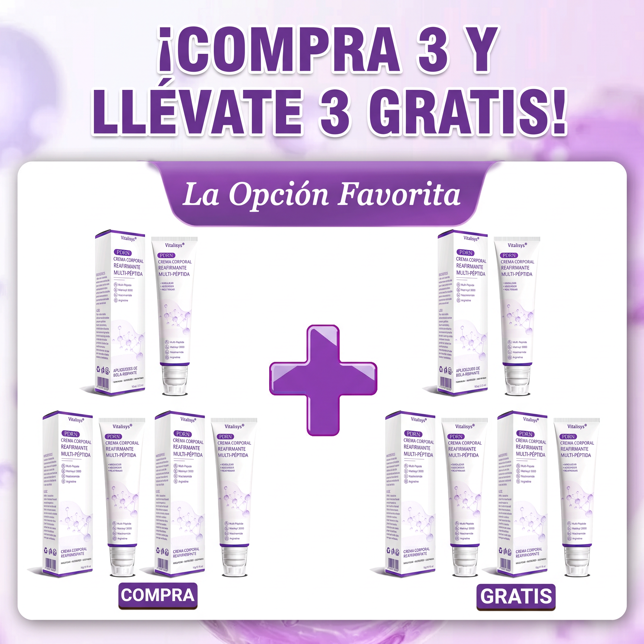 6 Cajas — Compra 3 y Llévate 3 Gratis