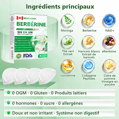 Approuvé par des experts médicaux 👩‍⚕️| 𝑴𝙐𝗥𝓦𝐎𝙉® — 𝑩𝒆𝒓𝙗é𝙧𝐢𝐧𝐞 𝟔-𝒆𝒏-𝟏 𝙋𝙖𝙩𝙘𝙝 à 𝒎𝒊𝒄𝒓𝒐𝙣𝙚𝙚𝙙𝙡𝙚𝙨 𝐧𝐚𝐧𝐨 🥦 𝑺𝒐𝒖𝒕𝒆𝒏𝒖 𝘱𝘢𝘳 𝐥𝐚 𝐬𝐜𝐢𝐞𝐧𝐜𝐞 | 𝙵𝚘𝚛𝚖𝚞𝚕𝚎 6-𝓮𝓷-1 | 𝙍é𝙨𝙪𝙡𝙩𝙖𝙩𝙨 𝚎𝚗 𝟽 𝚓𝚘𝚞𝚛𝚜 ❤️‍🩹