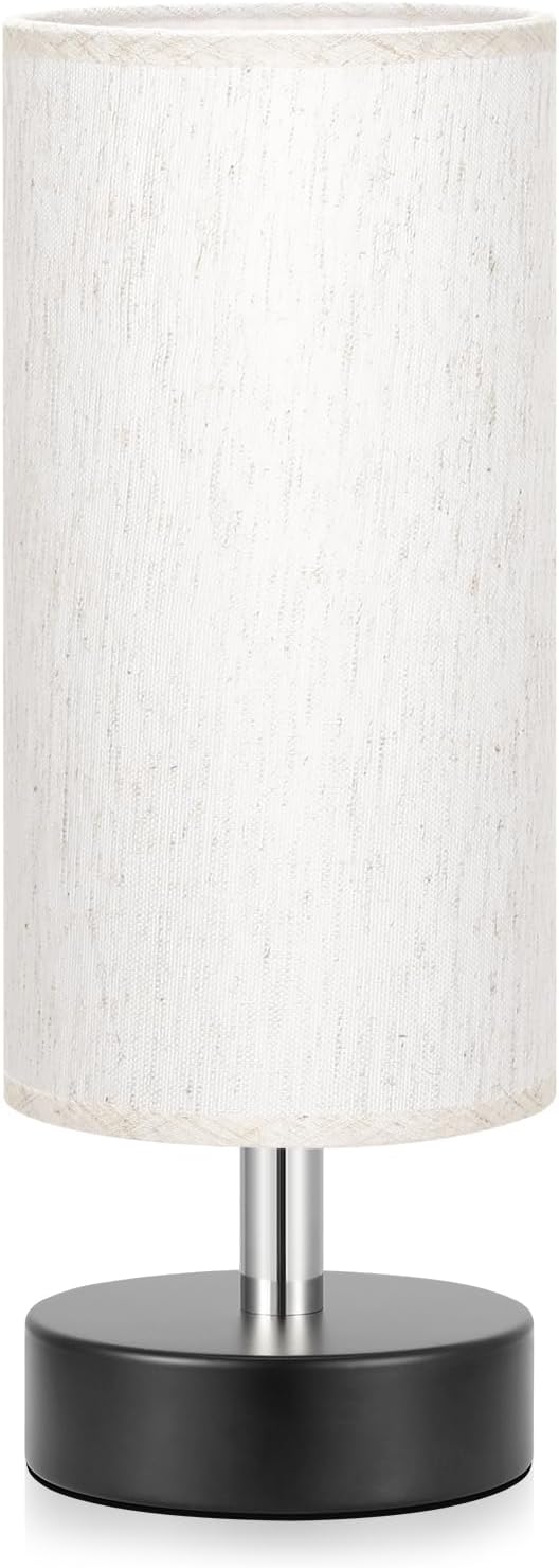 Petite lampe de chevet de table – lampe de chevet et de bureau minimaliste pour chambre, salon, bureau et dortoir.