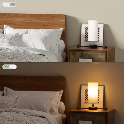 Petite lampe de chevet de table – lampe de chevet et de bureau minimaliste pour chambre, salon, bureau et dortoir.