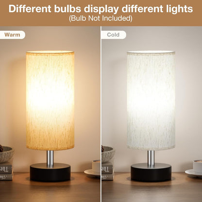 Petite lampe de chevet de table – lampe de chevet et de bureau minimaliste pour chambre, salon, bureau et dortoir.