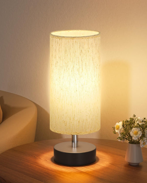 Petite lampe de chevet de table – lampe de chevet et de bureau minimaliste pour chambre, salon, bureau et dortoir.