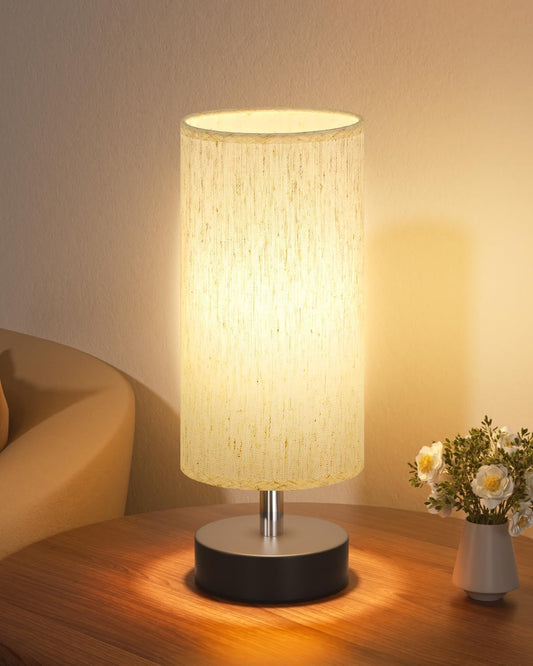 Petite lampe de chevet de table – lampe de chevet et de bureau minimaliste pour chambre, salon, bureau et dortoir.