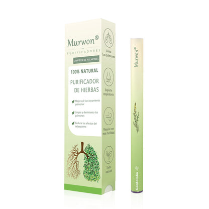 𝐓𝐢𝐞𝐧𝐝𝐚 𝐨𝐟𝐢𝐜𝐢𝐚𝐥 ✨𝐌𝐮𝐫𝑤𝗈𝒏® Difusor Botánico de Mullein para Limpieza de Pulmones (🫁 Tos, faringitis, dificultad para respirar, flema, congestión nasal, bronquitis, síntomas alérgicos, malestar pulmonar)5💖